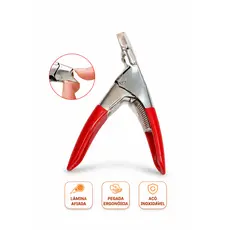 Guilhotina Cortador de Unhas Acrílicas Profissional Aço Inoxidável Cabo Ergonômico