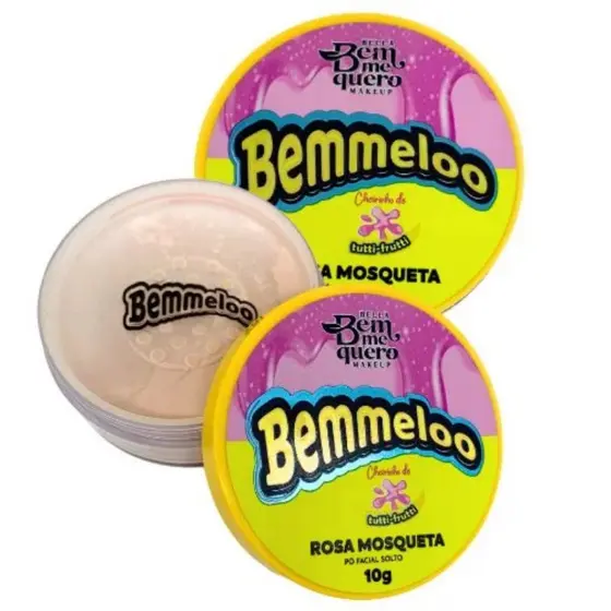 Pó Rosa Mosqueta Bemmeloo Bella Bem Me Quero com Acabamento Suave