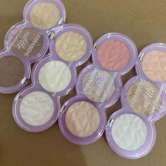 Paleta Trio Iluminador Labranche com Alta Pigmentação