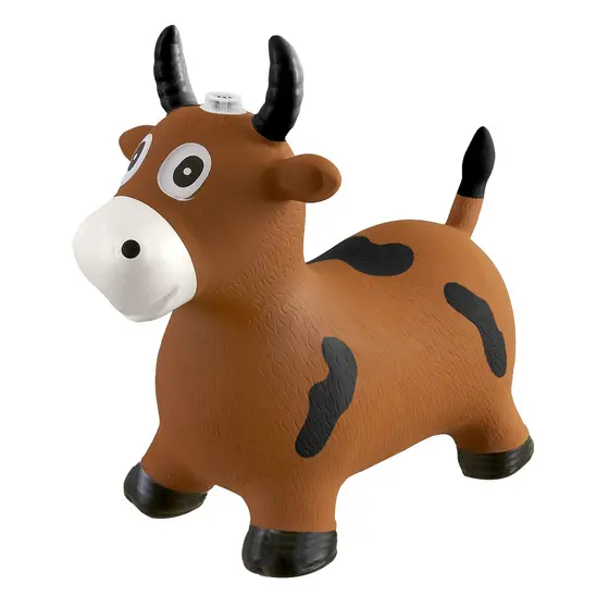 Vaquinha Upa Upa Pula Pula Musical Inflavel Brinquedo De Borracha Infantil Educativo Para Criancas Bee Toys