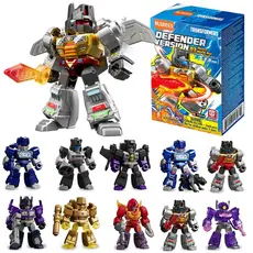 Boneco Transformers Defender Figura De Ação Montável Surpresa Hasbro Blokees Colecionável