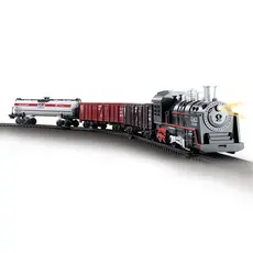 Trem Locomotiva Ferrorama Brinquedo 3 Vagoes Com Som E Luz - Dm Toys