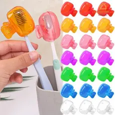 1/5 Pcs Tampas Protetoras Para Escovas De Dentes-Portáteis Clip De Plástico Viagens Domésticas