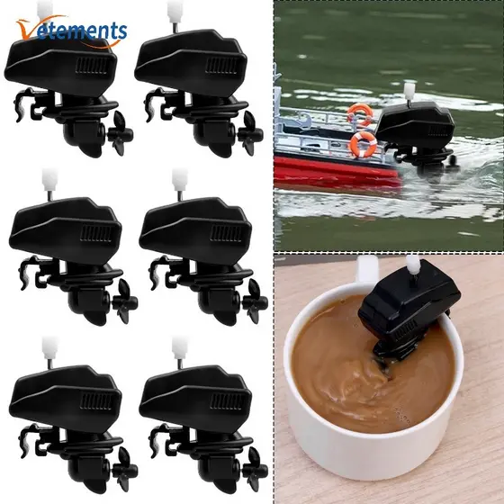 Agitador De Café Com Motor De Barco-Misturador Portátil Clipe De Aço Inoxidável-Ferramentas De Mistura De Bebidas