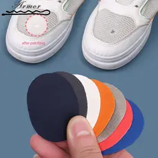 6pçs Adesivo Autocolante De Malha Para Reparo De Sapatos/Tênis/Protetor De Salto Anti Vestuário/Cuidados Com Os Pés Forrado/Vamp
