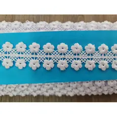 Renda De Guipír Branco 13,7 Metros C558