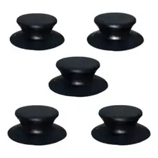 Pomel Puxador Pegador 5 Peças Para tampa De Vidro Aluminio Panela e Frigideira