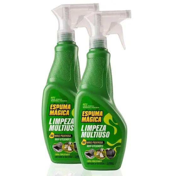 Kit Limpeza Sofá Colchão Estofados Espuma Magica Produto Original