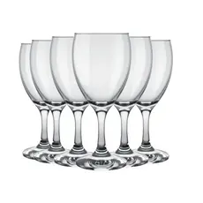 Taça de Vinho Tinto Windsor 300ML Vidro Nadir Taças 6 Unid