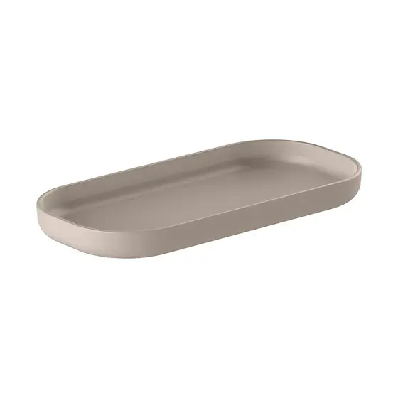 Bandeja Decorativa Porta Objetos Potes Oval Banheiro Lavabo Sala Decoração