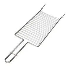 Grelha Dupla Para Churrasqueira 72,5cm Peixe Churrasco Assar Carne Parrilla 02 Mor