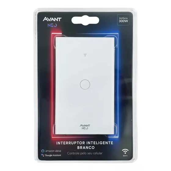 Interruptor Inteligente Neo Dimerizável Touch Wifi Avant