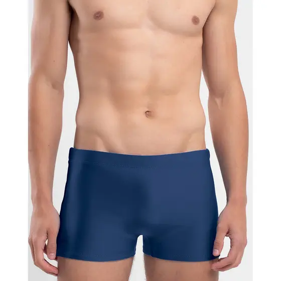 Sunga Boxer Box Lisa Adulto Moda Praia Plus Mash