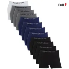 Kit 12 Cueca Boxer Microfibra Sem Costura Sortidas Kit Cueca Box Premium Cueca Masculina Reebok
