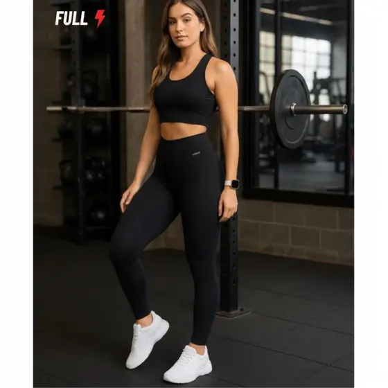 Calça Legging Feminina Sem Transparência Academia Fitness Cintura Alta Original Usee Brasil