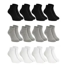 Kit com 12 Pares de Meias Cano Médio Infantil Kids Trifil Unissex
