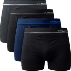 Kit 4 Cuecas Boxer Box Masculina Microfibra Sem Costura Básica Daily Torp