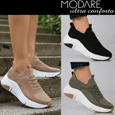 Tênis Feminino Gaspea Knit Modare Casual Confortável Leve Dia a Dia Original Tênis Feminino Casual