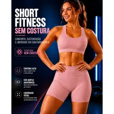 Short Selene Fitness Original Short Academia Canelado Feminino Short Esportivo Selene Sem Costura