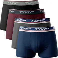 Kit 4 Cuecas Boxer Box Microfibra Masculina Torp Elástico Costura  Lisa Conforto