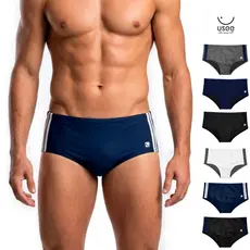 Sunga Slip Masculina Usee Brasil Adulto com Cordão Ajustável para Praia e Piscina