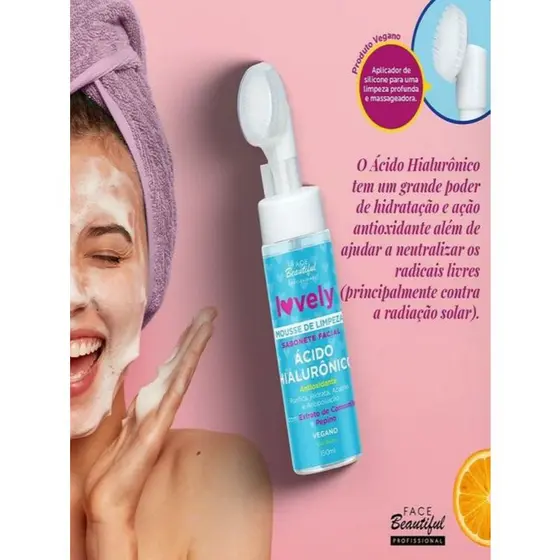 Sabonete Mousse de Limpeza Facial Face Beautiful