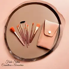 Kit pincel mini (bolso) com 8 unidades.