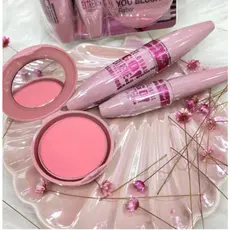 KIT 3 EM 1 (RIMEL + DELINEADOR + BLUSH COM ESPELHO)  - AMOR E ANJO