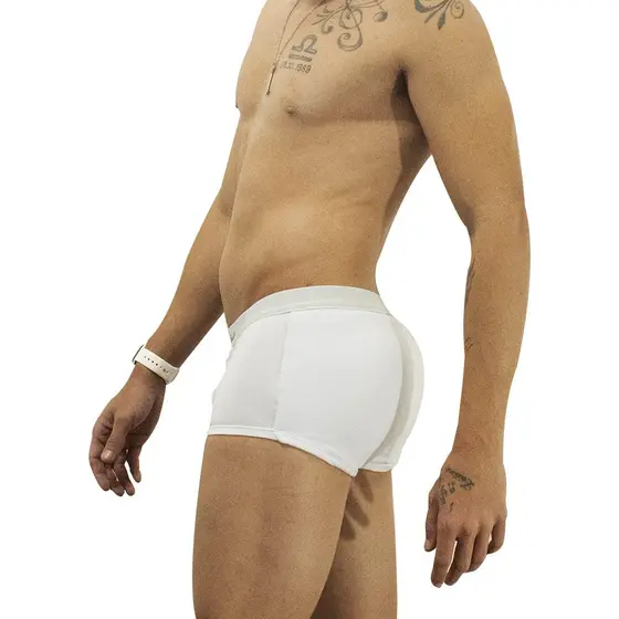 Cueca Com Bojo Traseiro Para Aumentar o Bumbum - Mini Boxer - John Skull