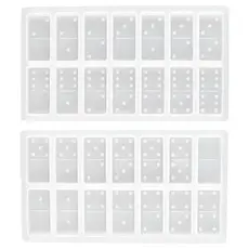 Molde De Silicone Jogo Domino P/ Resina Artesanato