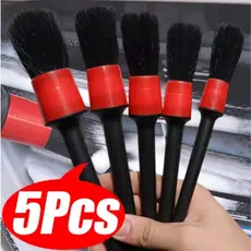 Kit 5 Pincel De Higienização Automotiva Carro