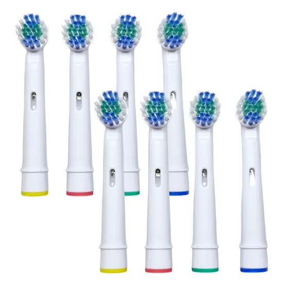 Kit 8 Refil Compatível Com Escova Eletrica Oral B Giratória Profissional