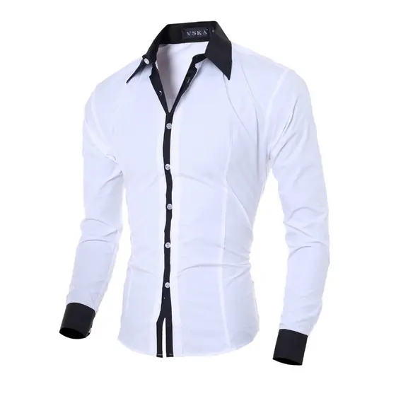 Camisa Masculina  Camisete Slim Fit Manga Longa Mag