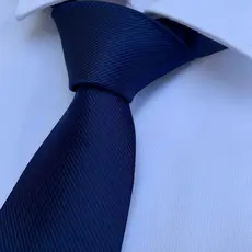 Gravata Azul Marinho Slim e Semi Slim Masculino Social Para Padrinhos de Casamento Noivos