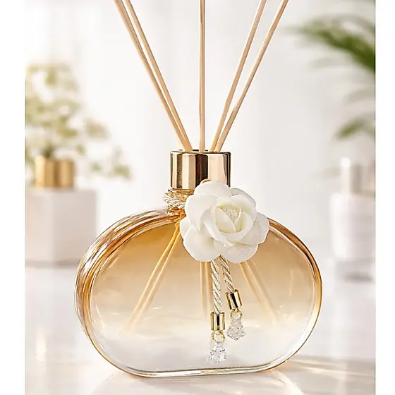 Aromatizador em Vidro Jolie 300ml com Laço Luxo