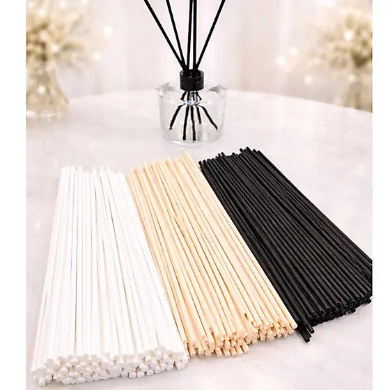 10 Varetas Fibra De Algodão 25cm Para Difusor Aromatizador