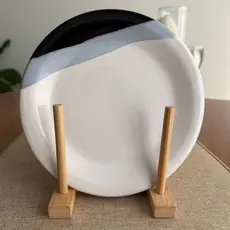 Jogo de 6 pratos de sobremesa em ceramica 19cm segunda linha