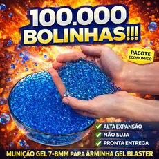 Kit 10/20/30/40/50 e 100 MIL Bolinhas de Gel 7-8mm Cresce na Água
