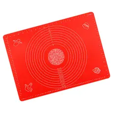 Tapete Culinário de Silicone 40x50cm Antiaderente Para Abrir Massa Confeitaria Cor Enviada Aleatoriamente