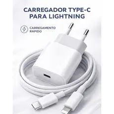 Carregador Iphone Turbo 30w Tipo C x Lightning