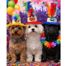 Chapeuzinho Fantasia Carnaval Para Pet Cães E Gatos