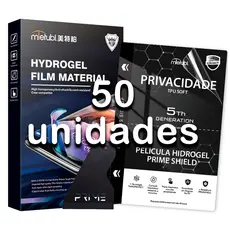 Pacote 50 Película Prime Shield Privacidade Hidrogel P/ Máquina De Cortes