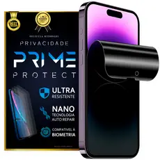 Película Hidrogel iPhone Privacidade Anti Espião Todos Modelos Prime Protect Ultra