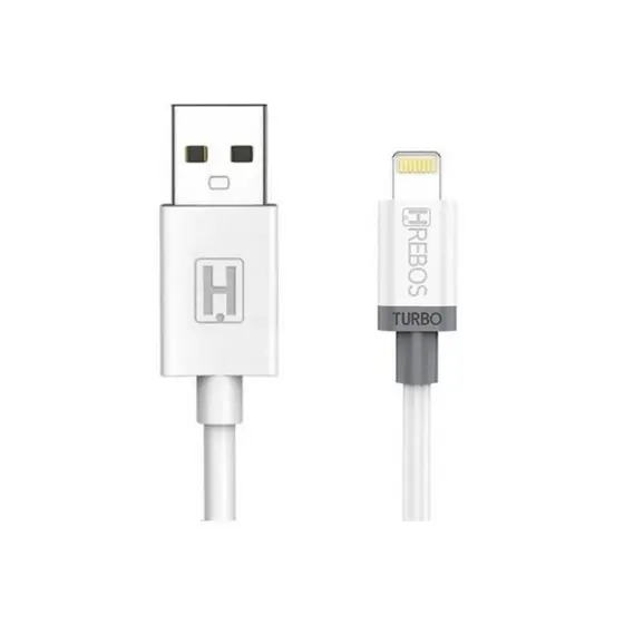 Cabo Carregador Turbo 2 Metros Compatível iPhone 5 5s 6 6s 7 8 Plus SE X XS Max 11 12 13 Pro Max