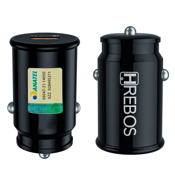 Fonte Carregador Veicular Turbo Power 18w Hrebos HS-308