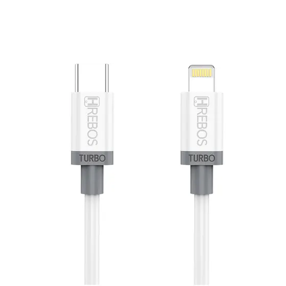 Cabo Carregar Para iPhone Lightning x USB-C Tipo C Hrebos Compatível iPhone 11 12 13 14 Pro Max X XS XR