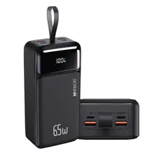 Powerbank 30.000mAh | 50.000mAh 65W Carregador Portátil Rápido para Celular, Notebook e Starlink