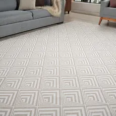 Tapete 3,00 M x 3,00 M Montreal Mesclado Manchado Antiderrapante para Sala, Quarto, Escritório