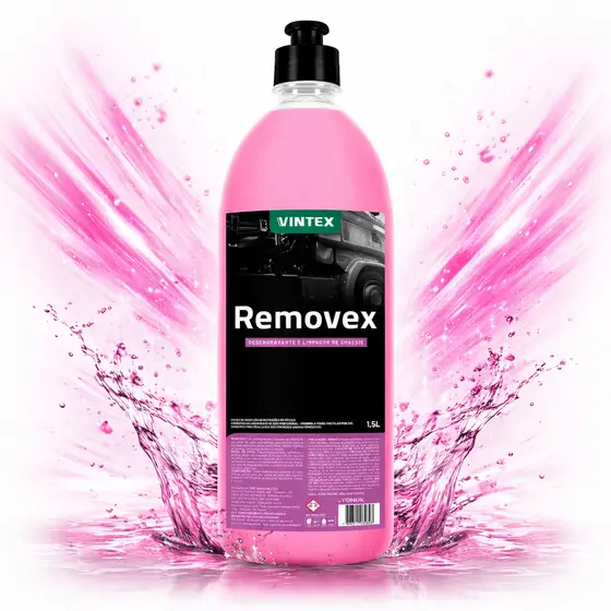 Removex 1,5 lt Vintex Desengraxante e Limpador Remove Sujeiras Pesadas