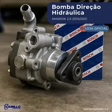 Bomba Hidráulica De Direção Bosch Para Amarok 2.0 2010 Até 2021